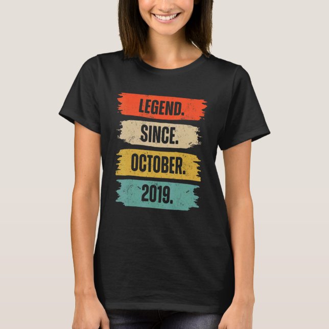 3:e födelsedagskalkyl sedan oktober 2019 3 år gamm t shirt (Framsida)