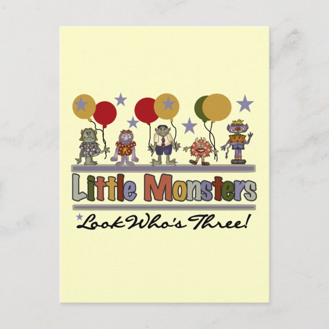 3:e födelsedagskjortor och presenter vykort (Framsida)