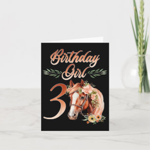 3:e födelsedagstjun 3 år kort