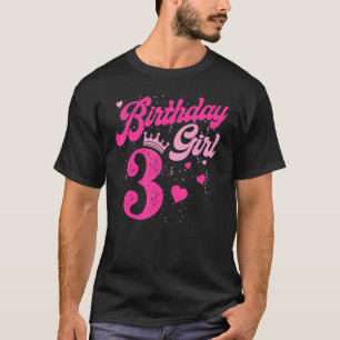 3:e födelsedagstjuret Krona 3 år gammal dag T Shirt
