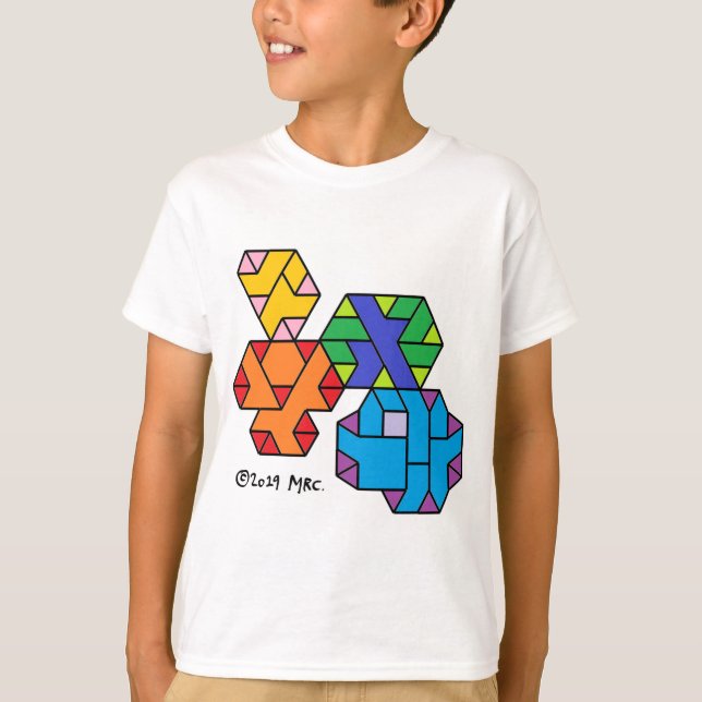 3:e gradens hörn Geek Shirt Kids T Shirt (Framsida)