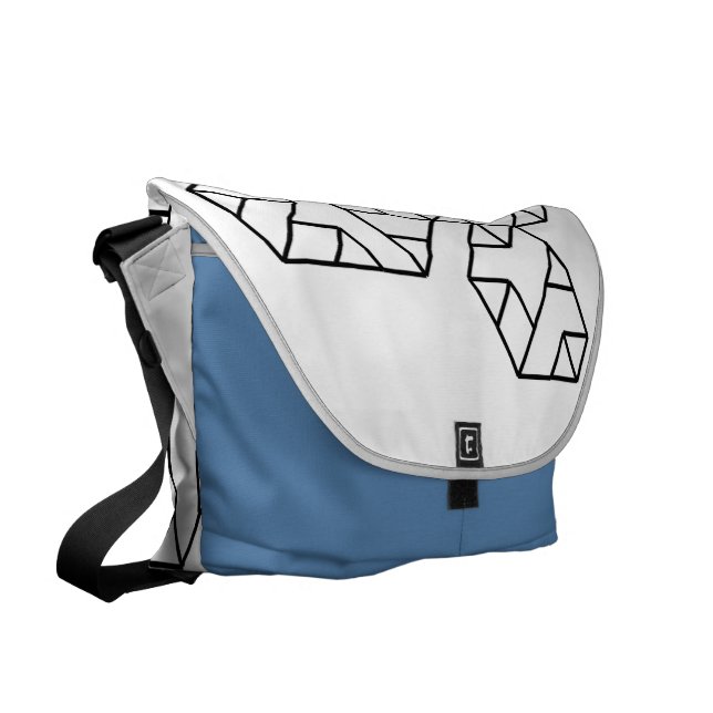 3:e gradens hörnstreck, Messenger bag (Vänstra Framsidan)