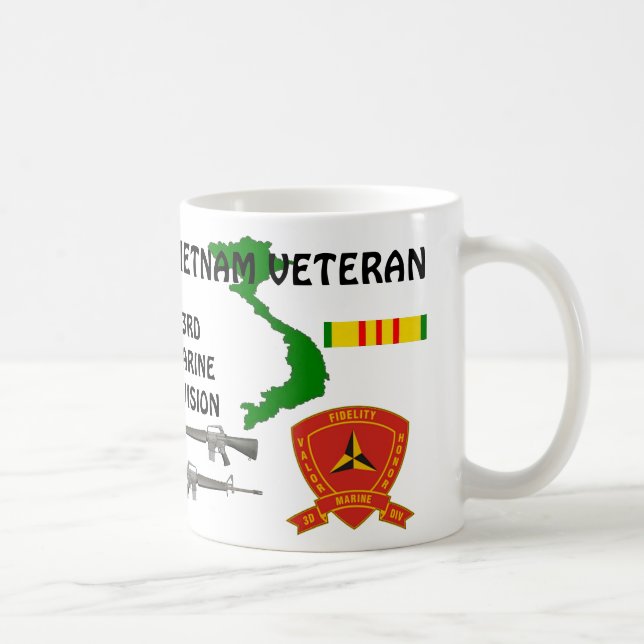 3:e havsbottnen. Vietnam Veteranska Kaffe koppar (Höger)