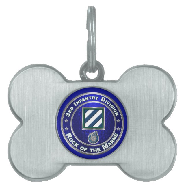 3:e infanteridivisionen ID-bricka husdjur (Framsidan)