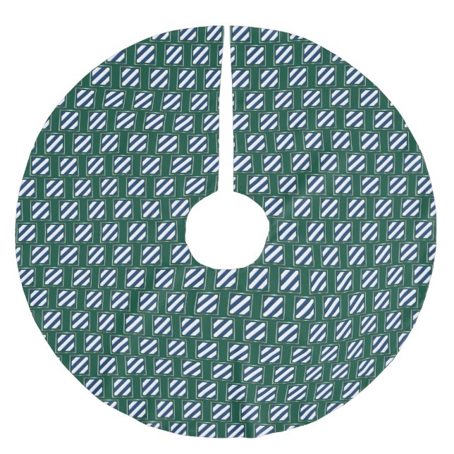 3:e infanteridivisionen julgransmatta borstad polyester (Framsidan)