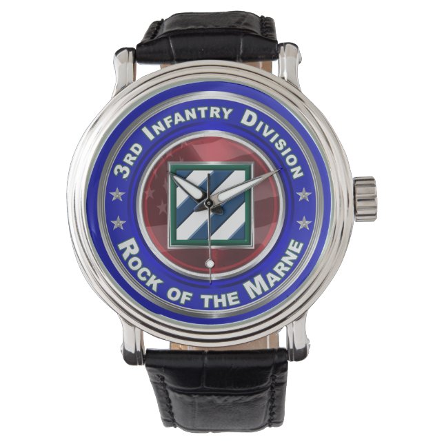 3:e infanteridivisionen ”Rock of the Marne” Armbandsur (Framsida)