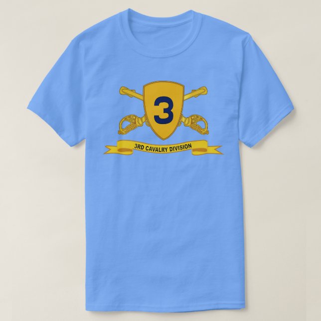3:e kavalleridivisionen med Br Band T Shirt (Design framsida)