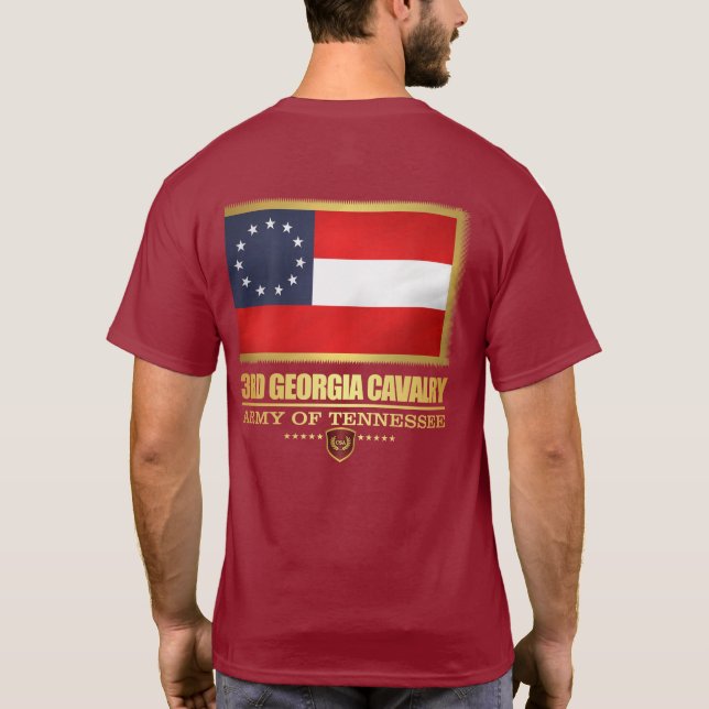 3:e kavalleriet i Georgien (F10) T Shirt (Baksida)