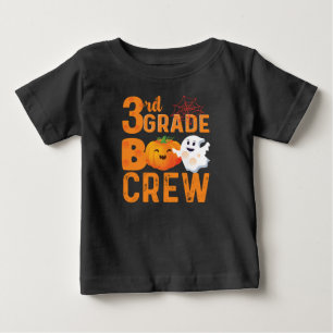3:e Klass Boo Crew Halloween Cute Pumpkin T Shirt