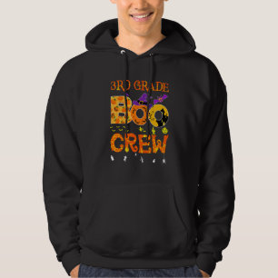 3:e klass Boo Crew lärare elev Halloween-kos Hoodie