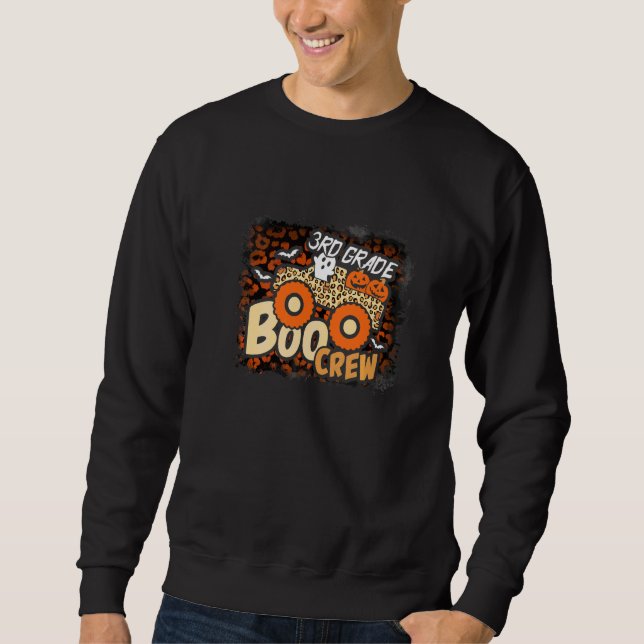 3:e klass Boo Crew lärare elev Halloween-kostym Lång Ärmad Tröja (Framsida)
