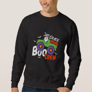 3:e klass Boo Crew lärare elev lastbil Halloween Lång Ärmad Tröja