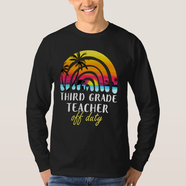 3:e Klass-läraren av tjänstgöringsbenet Sunset Rai T Shirt (Framsida)