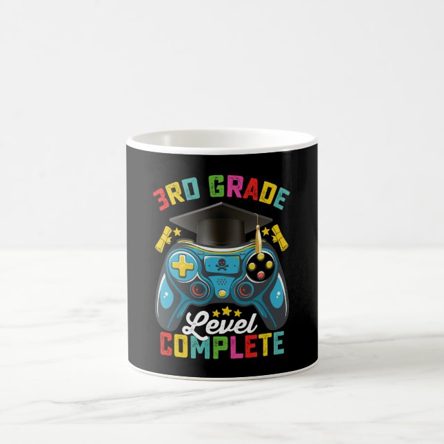 3:e klass nivå komplett examen spelande spelare kaffemugg (Center)