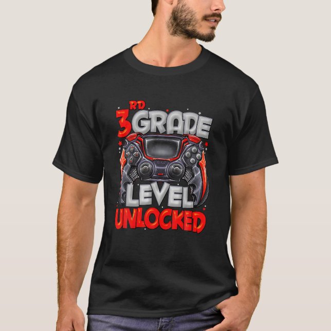 3:e Klass-nivå olåst Back to school 2022-spelare T Shirt (Framsida)