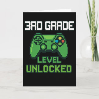 3:e klass nivå upplåst Gamer Ck Till skolan pojkar Kort