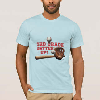 3:e klass Slå till baseboll tillbaka till skolan T Shirt