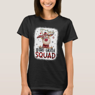 3:e Klass Squad Play Reindeer Santa Hat Teacher C T Shirt