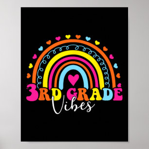 3:e Klass Vibes Back to school Retro 5:e Klass Tea Poster