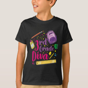 3:e klassens diva första skoldagen flickkläder Gi T Shirt