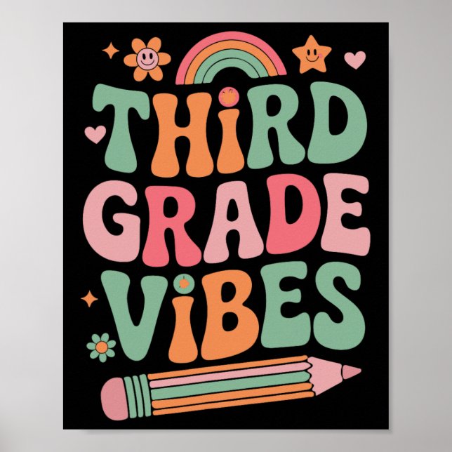 3:e klassens vibbar tillbaka till skolan look för  poster (Framsidan)