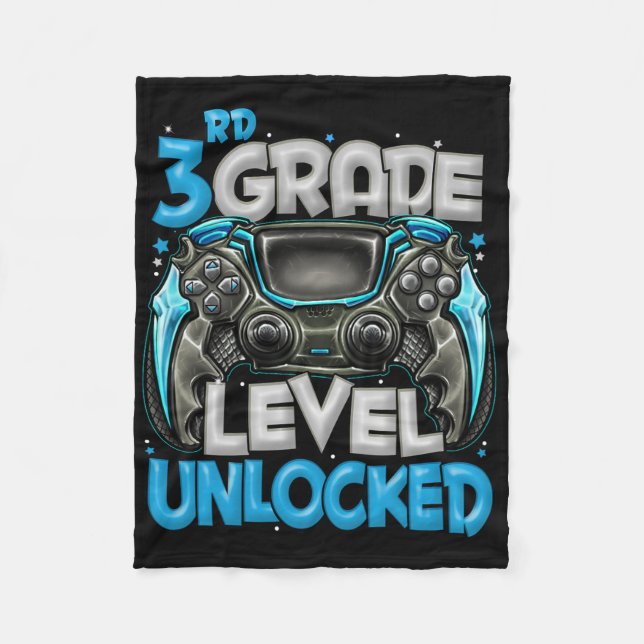3:e klassnivå upplåst Game On 3:e klass Ck till S Fleecefilt (Framsidan)