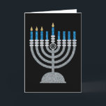 3:e natten på Hanukkah Glitter-kortet Tack Kort<br><div class="desc">Hanukkah 2022 börjar på kvällen Söndag den 18 december och slutar på kvällen måndagen den 26 december</div>