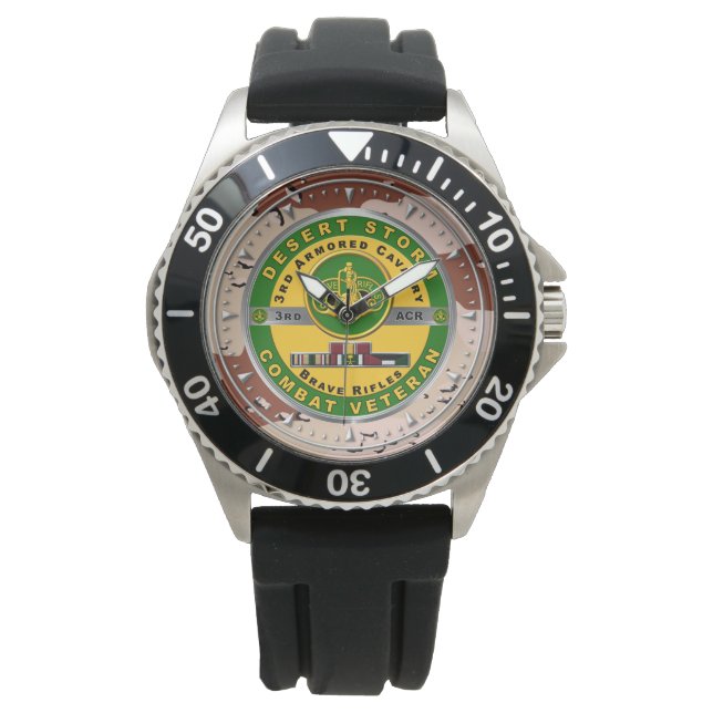 3:e pansar kavalleriregementet Desert Storm Armbandsur (Framsida)