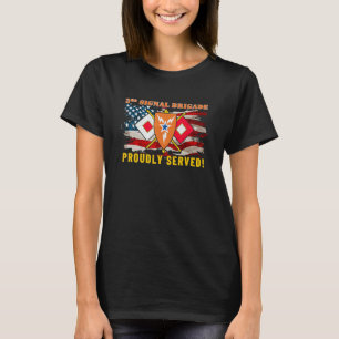 3:e signalbrigaarméns signalstyrka Amerikanska Fla T Shirt