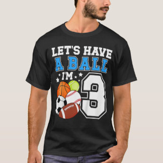 3:e sportfödelsedagsfesttre år gammal pojke födels t shirt