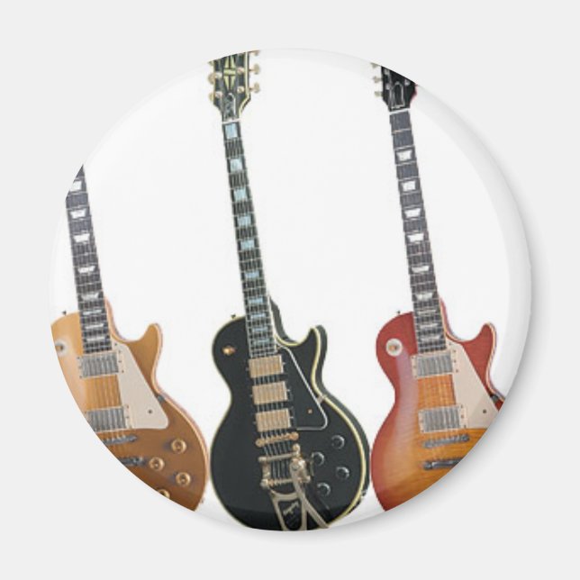 3 ELEKTRISKA GUITARS MAGNET (Framsidan)
