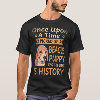 3 En gång för länge sedan - Beagle Valp Beagle T Shirt