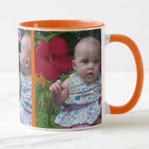 3 Enkel uppladdning av stora foton i Orangen Bakgr Mugg