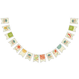 3-Esta Tre Esta Fiesta Tredje födelsedagen Vimplar