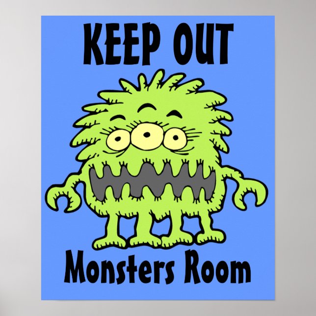 3 Eyed Mongo Monster Door Poster (Framsidan)