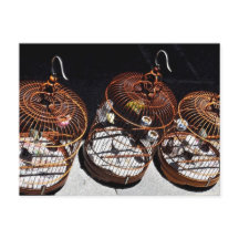 3 Fåglar i vykort för China