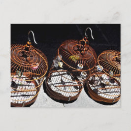 3 Fåglar i vykort för China