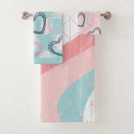 3 FÄRG ABSTRAKT MÖNSTER