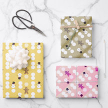 3 färg av snögubbe och brödroppsirap