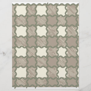 3 Färgad Snett Randigt Scrapbookpapper