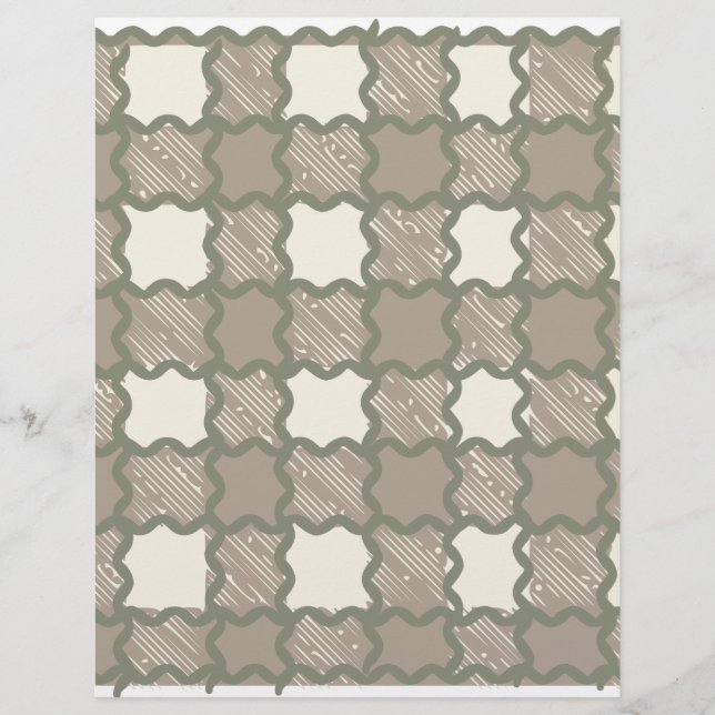3 Färgad Snett Randigt Scrapbookpapper (Framsida)