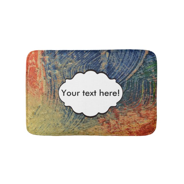 3 färger färg badrumsmatta (Framsidan)