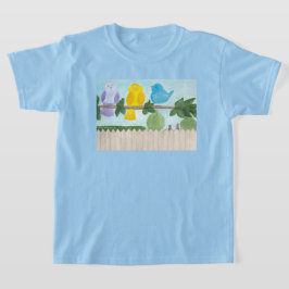3 Färgglada Fåglar Barn T Shirt