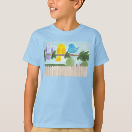 3 Färgglada Fåglar T Shirt