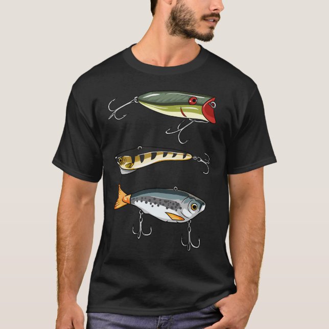 3 Fiskelockar T Shirt (Framsida)