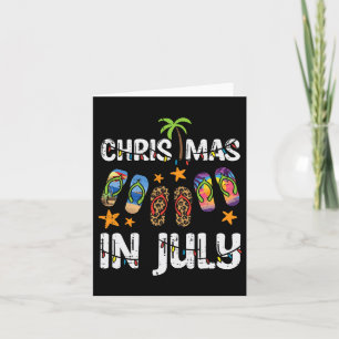 3 Flinflip flops jul i juli Sommar Julafton Beach Kort
