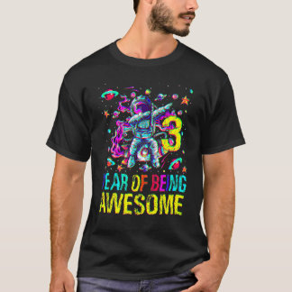 3 Födelsedag Fantastisk astronaut 1 T Shirt