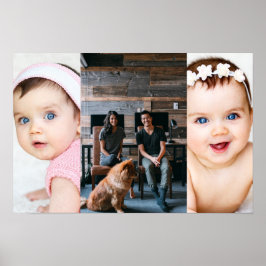 3 Foto Collage Anpassad Personlig Poster
