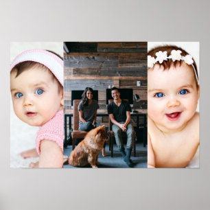 3 Foto Collage Anpassad Personlig Poster