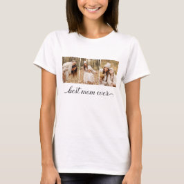 3 Foto Collage Bästa Mamma Någonsins Kvinnors T Shirt